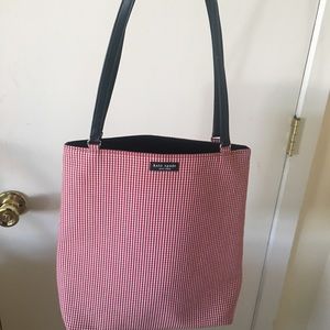 Vintage Kate spade red checker tote
